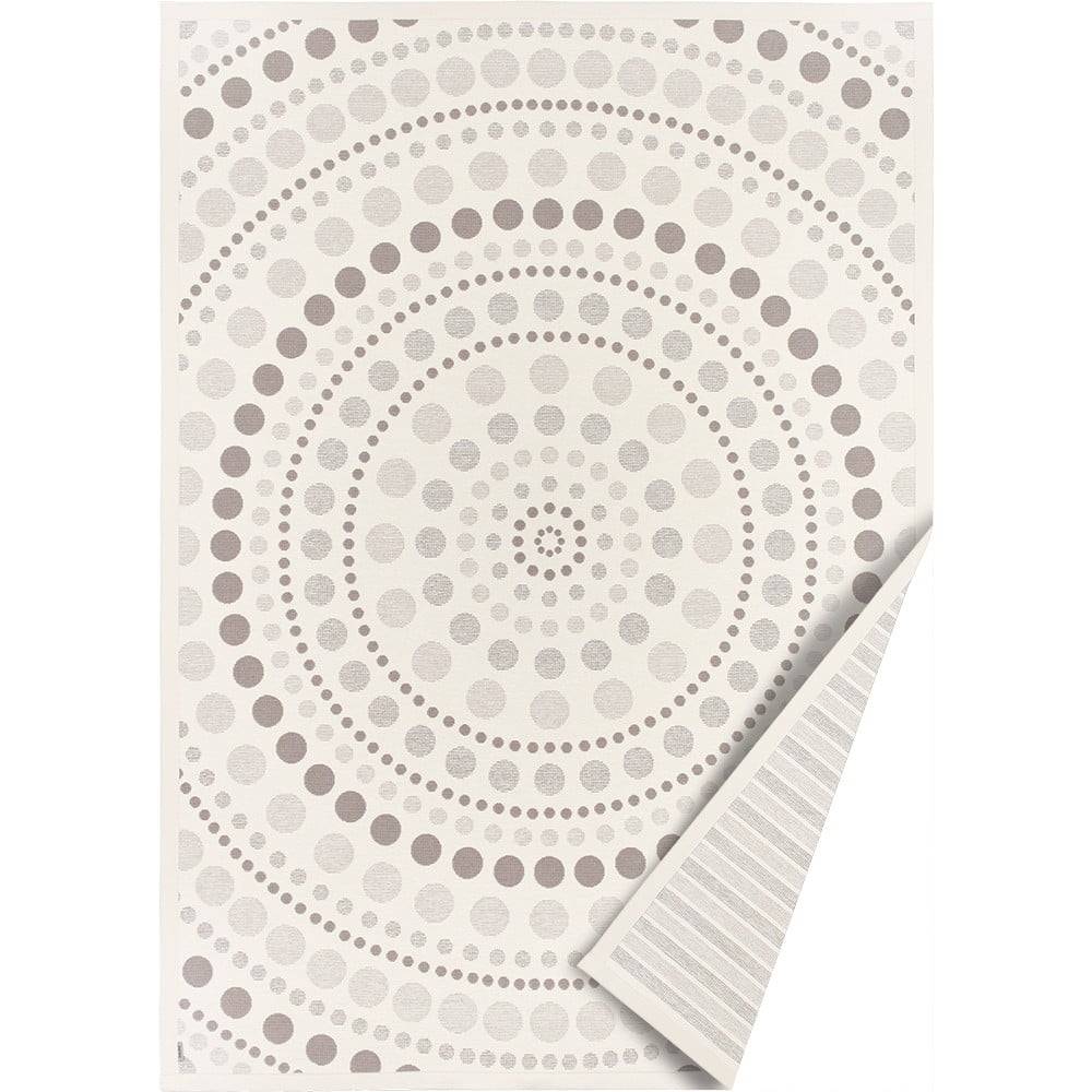 Narma Bielo-sivý obojstranný koberec  Oola, 70 x 140 cm, značky Narma
