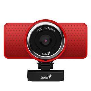 Genius  Full HD Webkamera ECam 8000, 1920x1080, USB 2.0, červená, Windows 7 a vyšší, FULL HD, 30 FPS, značky Genius