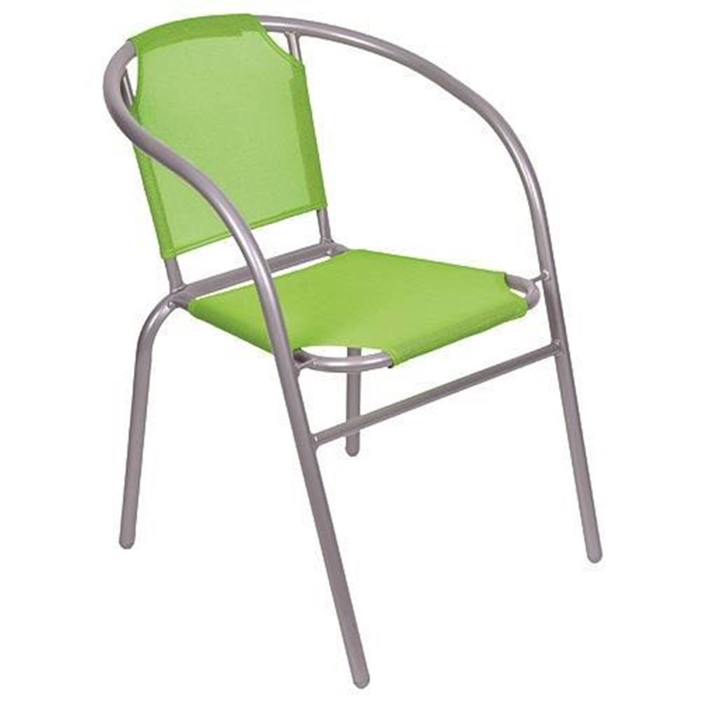 ST LEISURE EQUIPMENT Stolička LEQ BRENDA, šedý rám/zelená, 60x70 cm, značky ST LEISURE EQUIPMENT