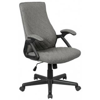 Kancelárska stolička Lineus, šedá tkanina