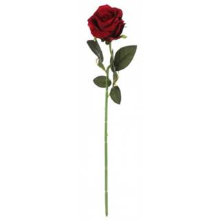 ASKO - NÁBYTOK Umelá kvetina Ruža 52 cm, červená, značky ASKO - NÁBYTOK