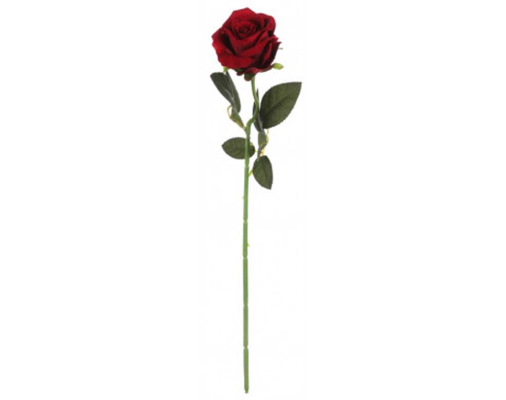 ASKO - NÁBYTOK Umelá kvetina Ruža 52 cm, červená, značky ASKO - NÁBYTOK