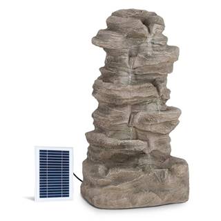 Blumfeldt Stonehenge XL, solárna fontána, LED osvetlenie, polyresin, lítium-iónová batéria