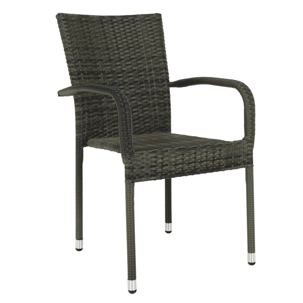 Kondela Záhradná stohovateľná stolička sivá VIPANA NEW P5 poškodený tovar, značky Kondela