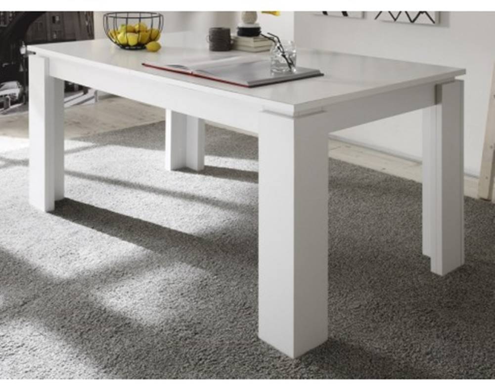 ASKO - NÁBYTOK Jedálenský stôl Universal 160x90 cm, biely, značky ASKO - NÁBYTOK