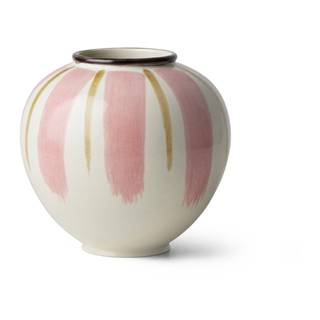 Kähler Design Bielo-ružová keramická váza ø 16 cm Canvas - , značky Kähler Design
