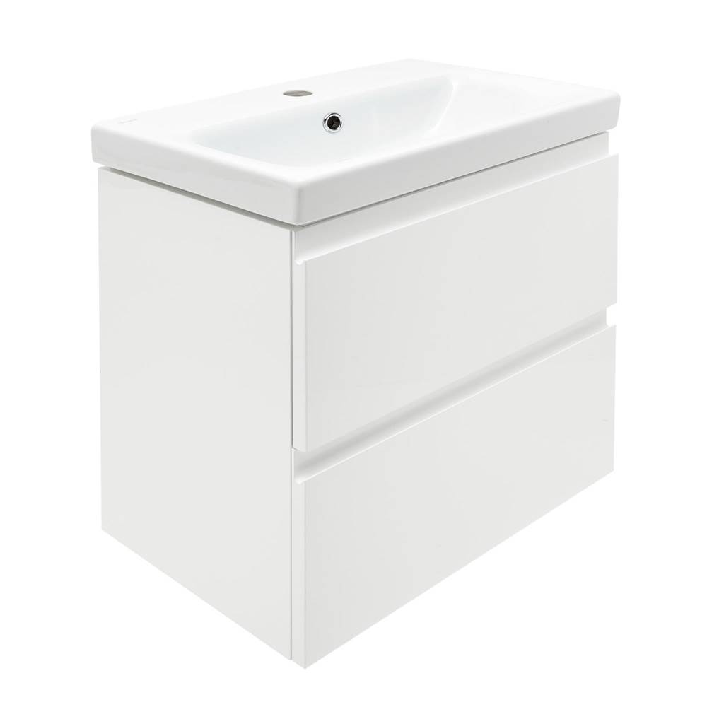 Cersanit Kúpeľňová skrinka s umývadlom  Dormo 50x34,5x63 cm biela lesk SIKONCMO006BL, značky Cersanit