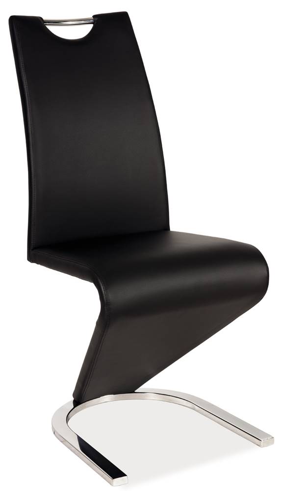 Signal  Jedálenská stolička H-090 chróm / čierna, značky Signal