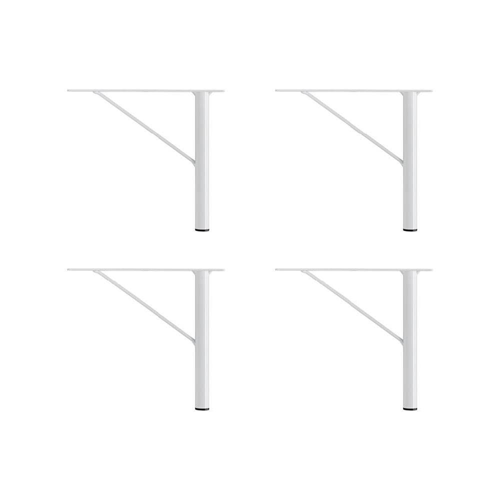 Hammel Furniture Biele kovové nožičky ku skriniam v súprave 4 ks Mistral & Edge by Hammel - , značky Hammel Furniture
