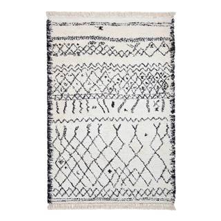Biely/čierny koberec 290x200 cm Boho - Think Rugs