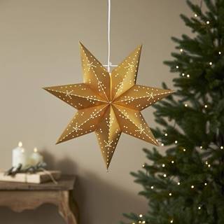 Star Trading Vianočná svetelná dekorácia v zlatej farbe ø 45 cm Classic - , značky Star Trading