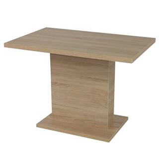 Sconto Jedálenský stôl SHIDA 1 dub sonoma, šírka 90 cm, značky Sconto