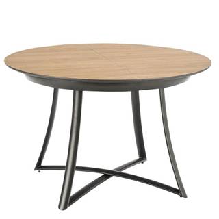 Jedálenský stôl WILL prírodná/čierna