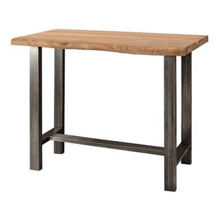 Barový stôl GURU akácia/kov