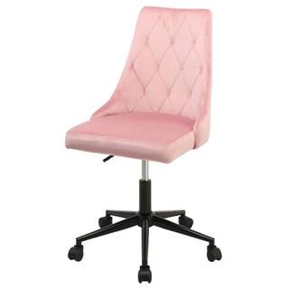 Sconto Kancelárska stolička LEONA ružová, značky Sconto