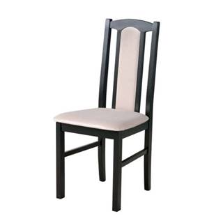 Sconto Jedálenská stolička BOLS 7 čierna/béžová, značky Sconto