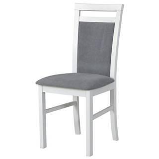 Sconto Jedálenská stolička MILAN 5 biela/svetlosivá, značky Sconto