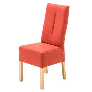 Jedálenská stolička FABIUS I buk natur/červená