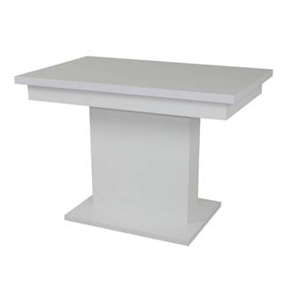 Sconto Jedálenský stôl SHIDA 2 biela, šírka 130 cm, rozkladací, značky Sconto