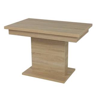 Jedálenský stôl SHIDA 2 dub sonoma, šírka 130 cm, rozkladací