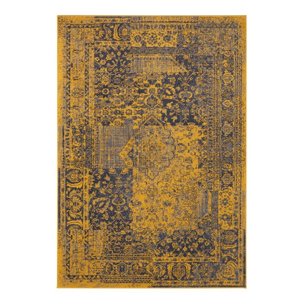 Hanse Home Žlto-sivý koberec  Celebration Plume, 120 x 170 cm, značky Hanse Home