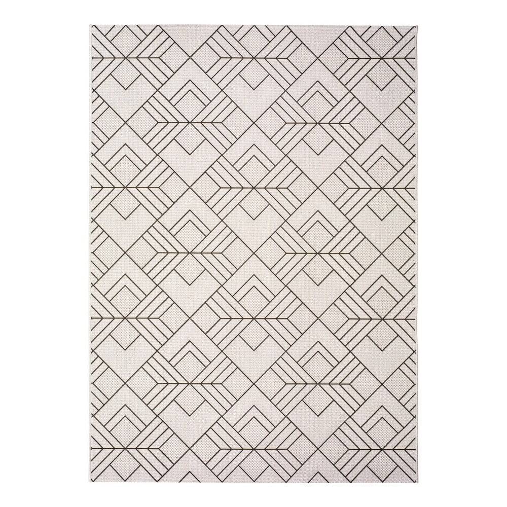 Universal Bielo-béžový vonkajší koberec  Silvana Caretto, 160 x 230 cm, značky Universal