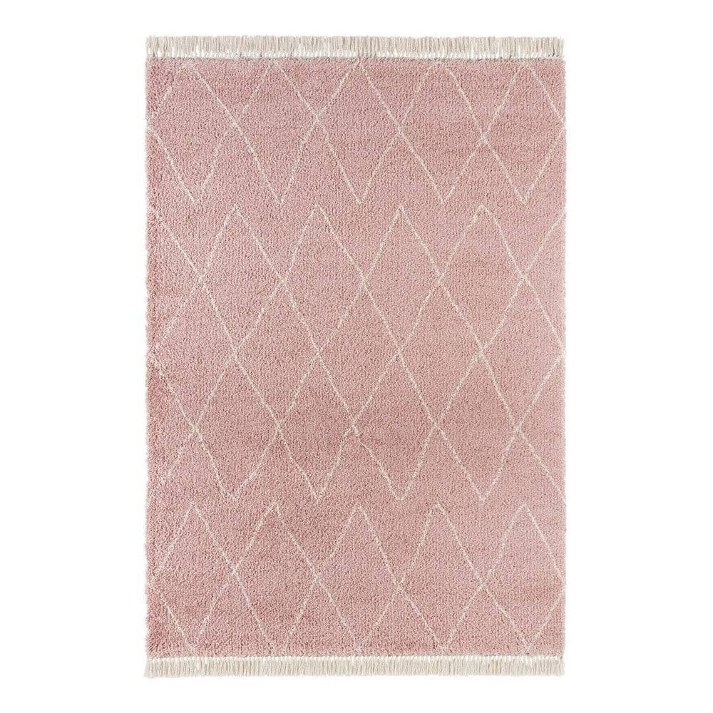 Mint Rugs Ružový koberec  Jade, 120 x 170 cm, značky Mint Rugs