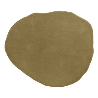 Leitmotiv Zelený vlnený koberec 131x145 cm - , značky Leitmotiv