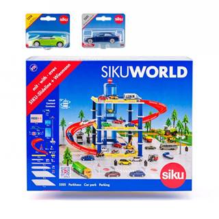 Siku SIKU SIKUWORLD - GARAZ S 2 AUTAMI /55050118/, značky Siku