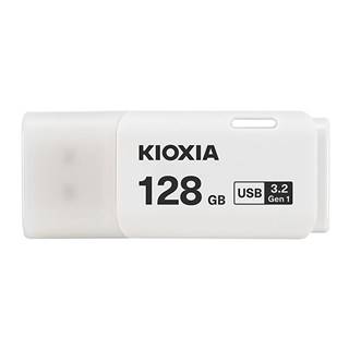 Kioxia USB flash disk, USB 3.0, 128GB, Hayabusa U301, Hayabusa U301, biely, LU301W128GG4