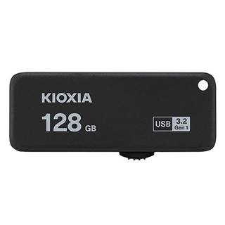 KIOXIA Kioxia USB flash disk, USB 3.0, 128GB, Yamabiko U365, Yamabiko U365, čierny, LU365K128GG4, značky KIOXIA