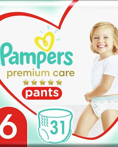 PAMPERS Premium Care Pants Nohavičky plienkové jednorazové 6 (16 kg+) 31 ks