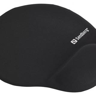 Sandberg  Memory Foam Mousepad Round, podložka pod myš s opěrkou zápěstí, černá, značky Sandberg