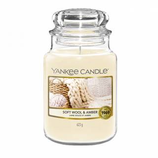 Yankee Candle YANKEE CANDLE 1720939E SOFT WOOL & AMBER VELKA SVIECKA 623G, značky Yankee Candle