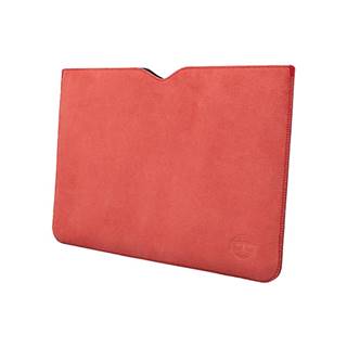 Ochranné puzdro na notebook z brúsenej kože Spring červené MacBook Pro 14