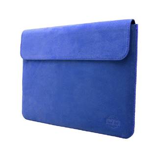 Puzdro na notebook z brúsenej kože Spring modré s klopou MacBook Air 13 M2 (2022)