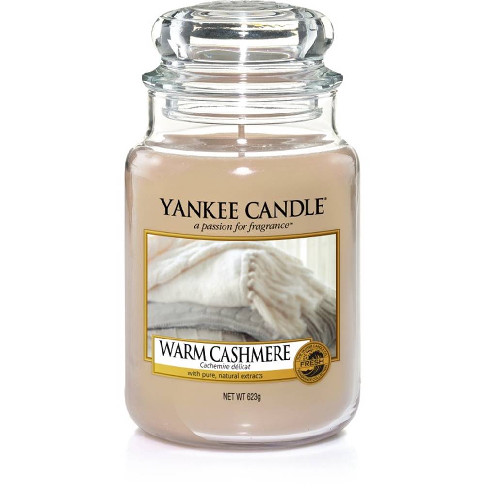 Yankee Candle YANKEE CANDLE 1556251E SVIECKA WARM CASHMERE/VELKA, značky Yankee Candle