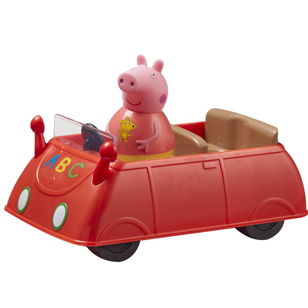 PEPPAPIG PEPPA Pig WEEBLES - Roly Poly figúrka s autom, značky PEPPAPIG