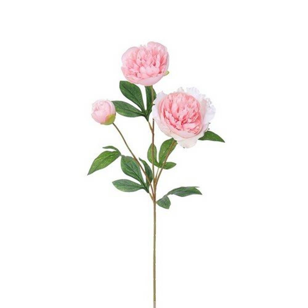 4Home Umelá pivonka, 67 cm, sv. ružová, značky 4Home