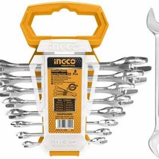 INGCO Kľuč vidlicový sada 8ks 6-22mm, značky INGCO