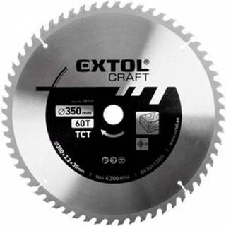 EXTOL CRAFT Kotúč pílový s SK plátkami, 350x2,5x30mm, 60Z, značky EXTOL CRAFT