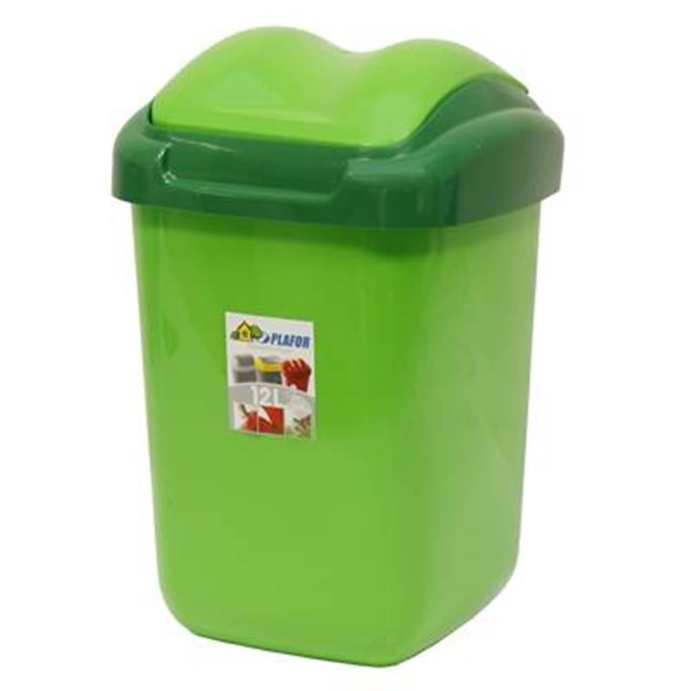 Kinekus Kôš na odpad preklápací 15 l, plastový, FALA, zelený, značky Kinekus