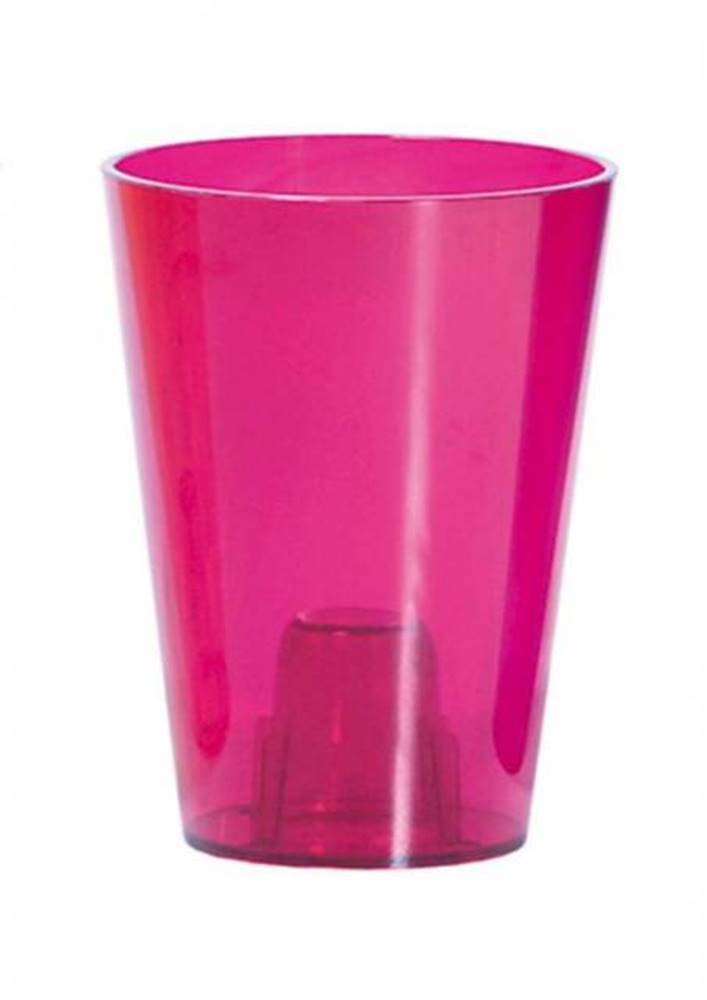 Kinekus Kvetináč plastový, transparentný, priemer 13 cm, COUBI ORCHID, rúžový, značky Kinekus