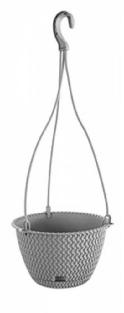 Kinekus Kvetináč závesný, plastový, priemer 27cm, SPLOFY, sivý, značky Kinekus