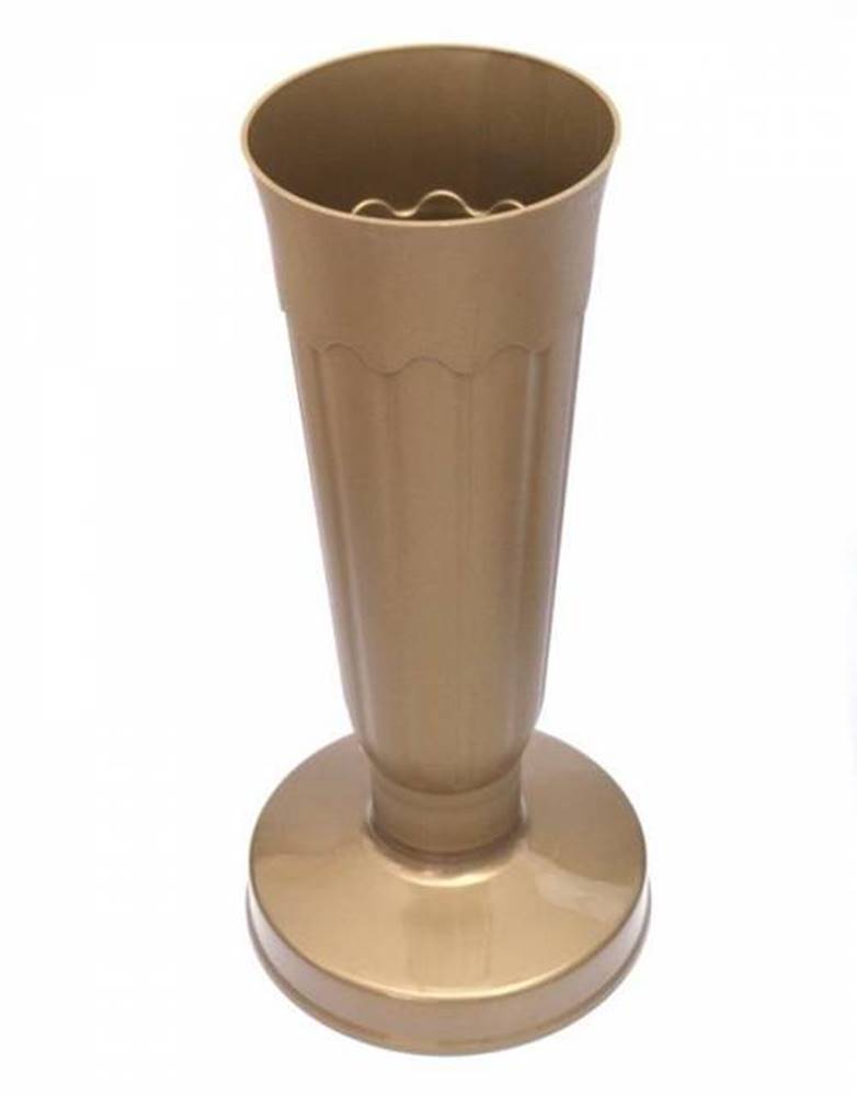 Kinekus Váza so záťažou 32cm ZLATÁ, značky Kinekus