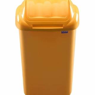 Kôš na odpad preklápací 30 l, FALA, plastový, žltý