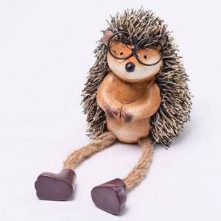 Kinekus Postavička ježko s visiacimi nohami 18 cm, keramika mix, značky Kinekus