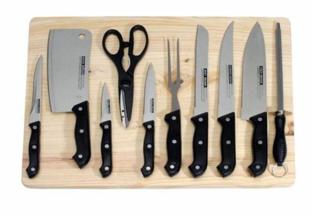 Kinekus Nože s doskou na krájanie, sada 11 kusov, TOMATO, značky Kinekus