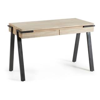 Písací stôl s doskou z akáciového dreva Kave Home Disset