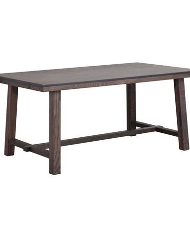 Tmavohnedý dubový jedálenský stôl Rowico Brooklyn, 170 x 95 cm